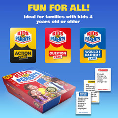 Kids VS Parents gift-ready packaging invites holidays and birthdays.