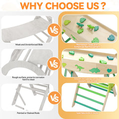 KidsBuddy Pikler Triangle climbing triangle invites active exploration for growing kids