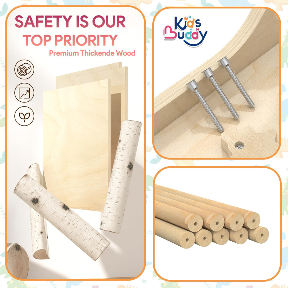 KidsBuddy Pikler Triangle play tunnel inspires imaginative crawling adventures