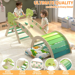 KidsBuddy Pikler Triangle rocking arch provides gentle motion for sensory-friendly play