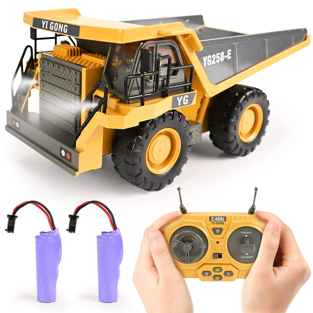 KidsFaves remote control dump truck for exciting, precise playtime.
