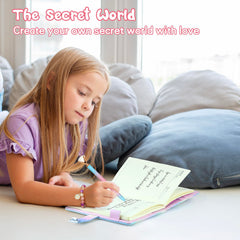 Kidsord A5 diary size fits in small backpacks for travel.