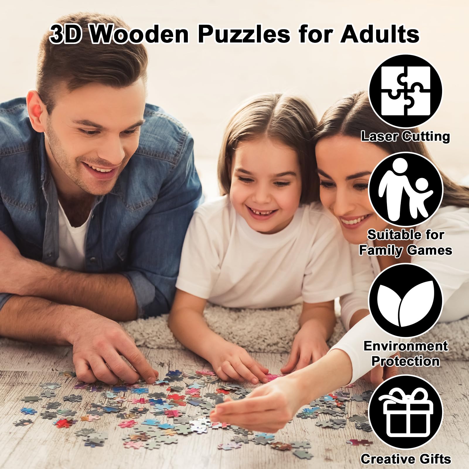 KIDSU finished owl puzzle framed as wall art