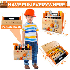 KIDWILL portable tool kit ready for travel and learning.