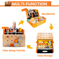 KIDWILL foldable take-along kit demonstrates easy storage and portability.