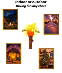 KidzAdventure Adventurers Torch sized at 12.4 inches for kids