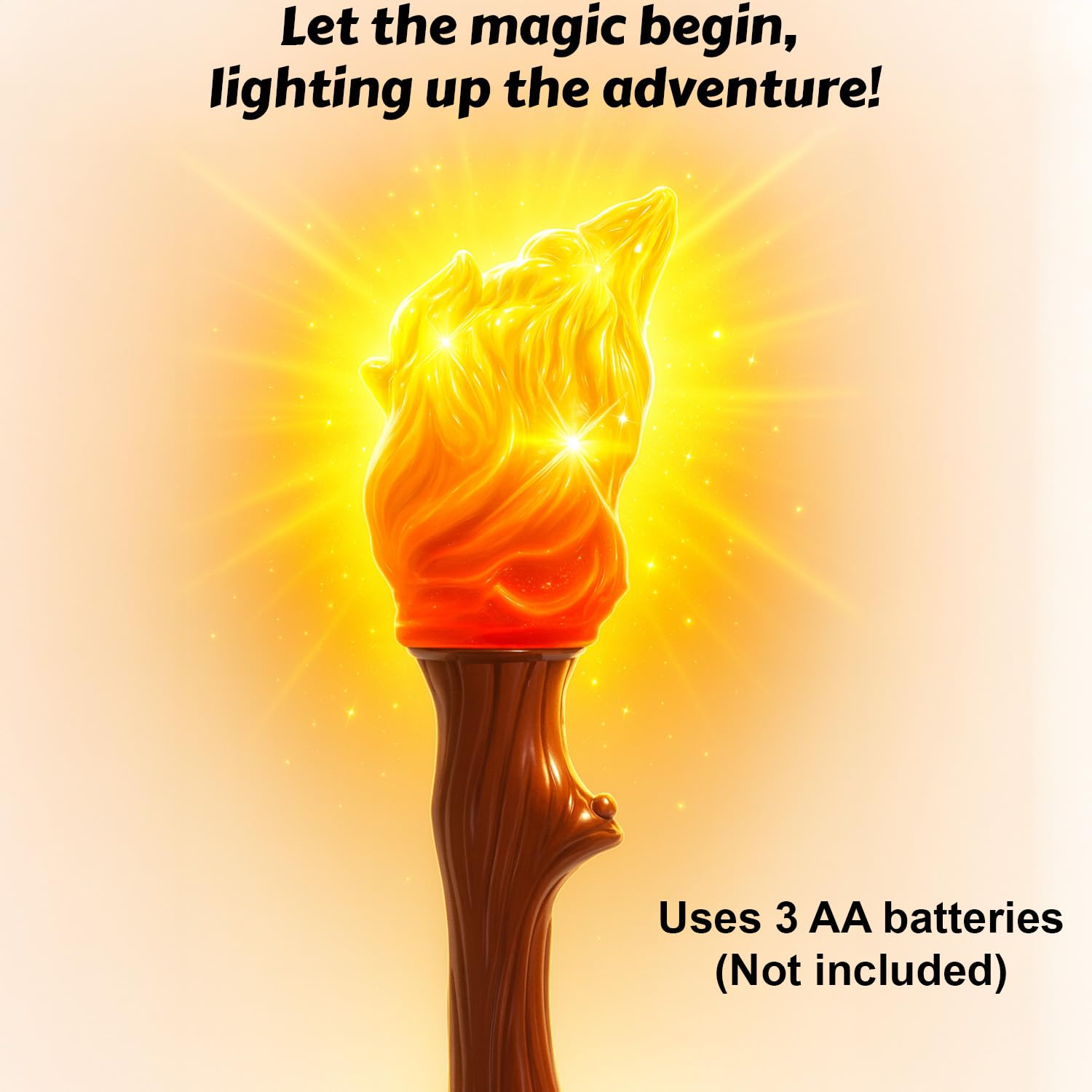 KidzAdventure lantern emits natural sounds for campfire ambiance