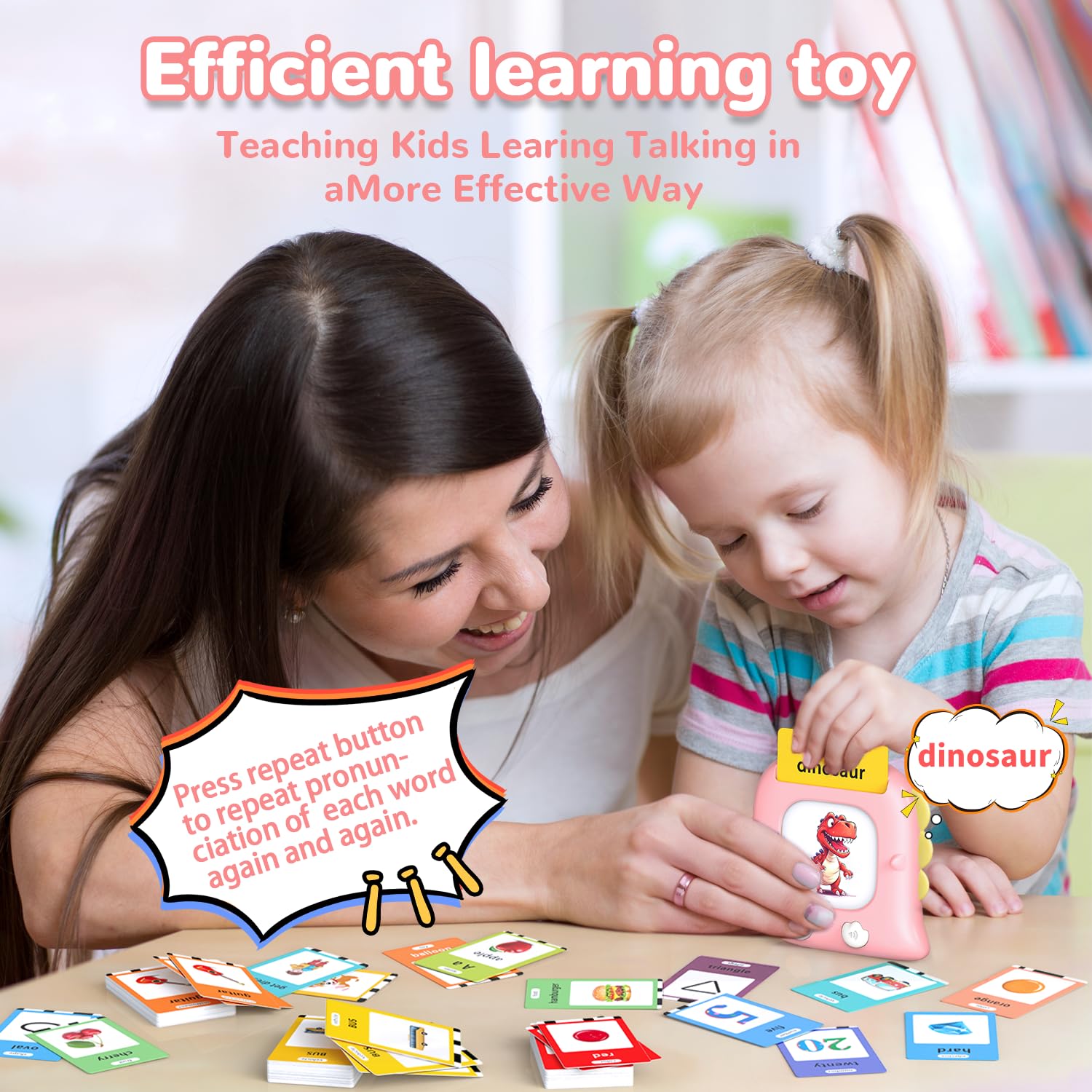 Kidzdo rechargeable portable reader for learning anywhere