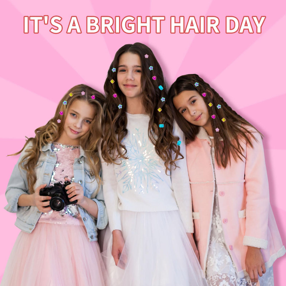 Kidzkube Gift for girls sparkly hair styling tool for celebrations