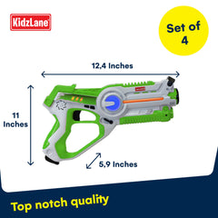 Kidzlane laser tag gun red team, immersive sound effects