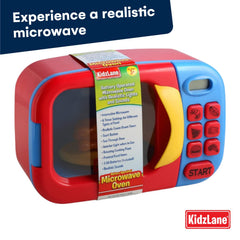 Kidzlane toy microwave safety lesson encourages safe play for kids