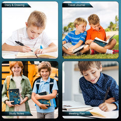 Kifredwo back-to-school gift journal suits curious boys for writing practice.