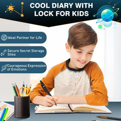 Kifredwo pen-included diary for boys ready for immediate writing.