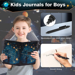 Kifredwo space-themed cover diary sparks curiosity during school and travel.