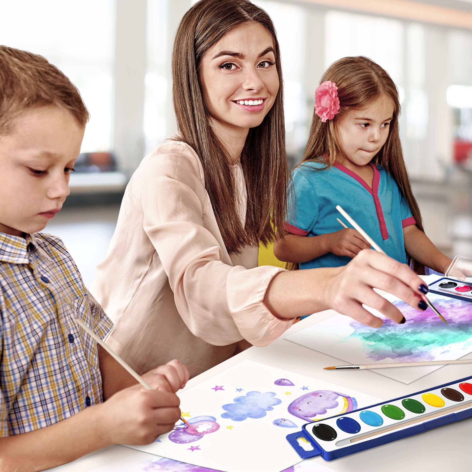 Kiggos art camps watercolor kit for creative on-the-go painting