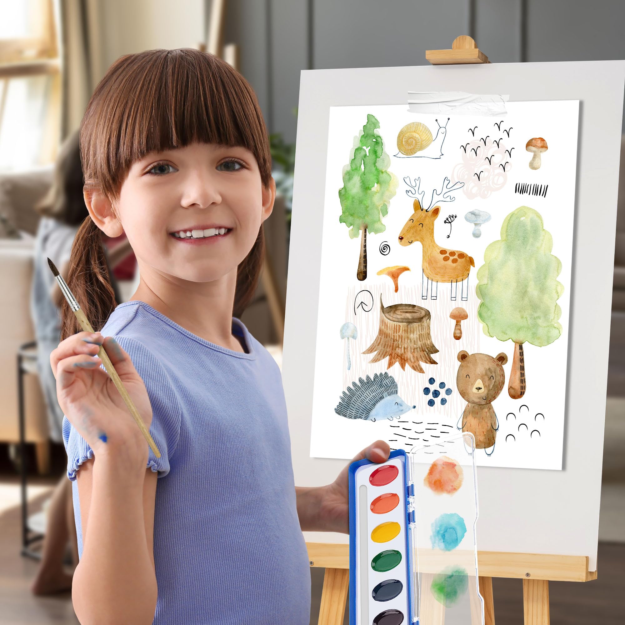 Kiggos kid-friendly paints for ages 3+ with easy cleanup