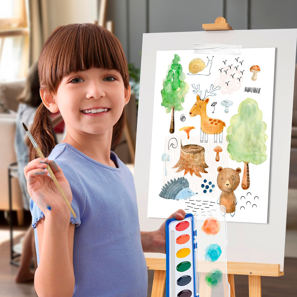 Kiggos kid-friendly paints for ages 3+ with easy cleanup