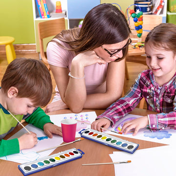 Kiggos washable non-toxic watercolors safe for young artists