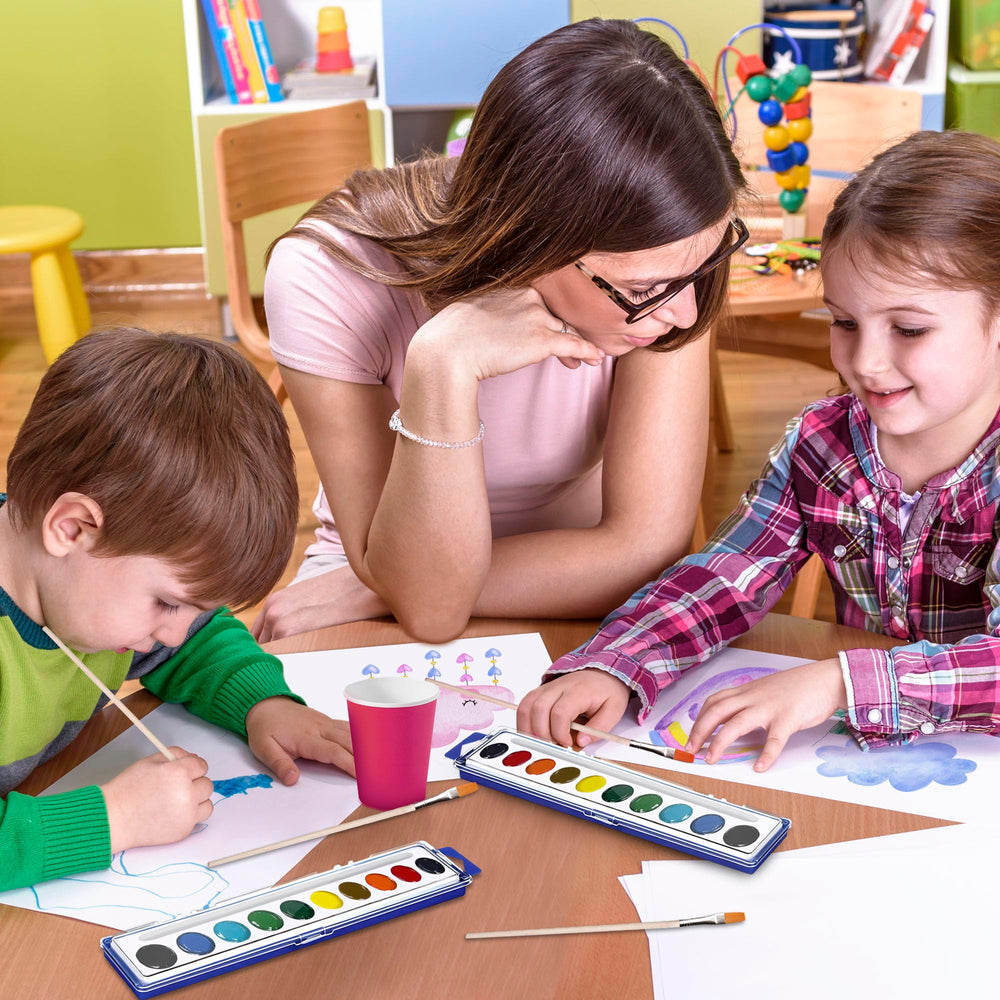 Kiggos washable non-toxic watercolors safe for young artists