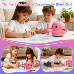 Kignao drawing robot markers, enabling vibrant color and steady practice.
