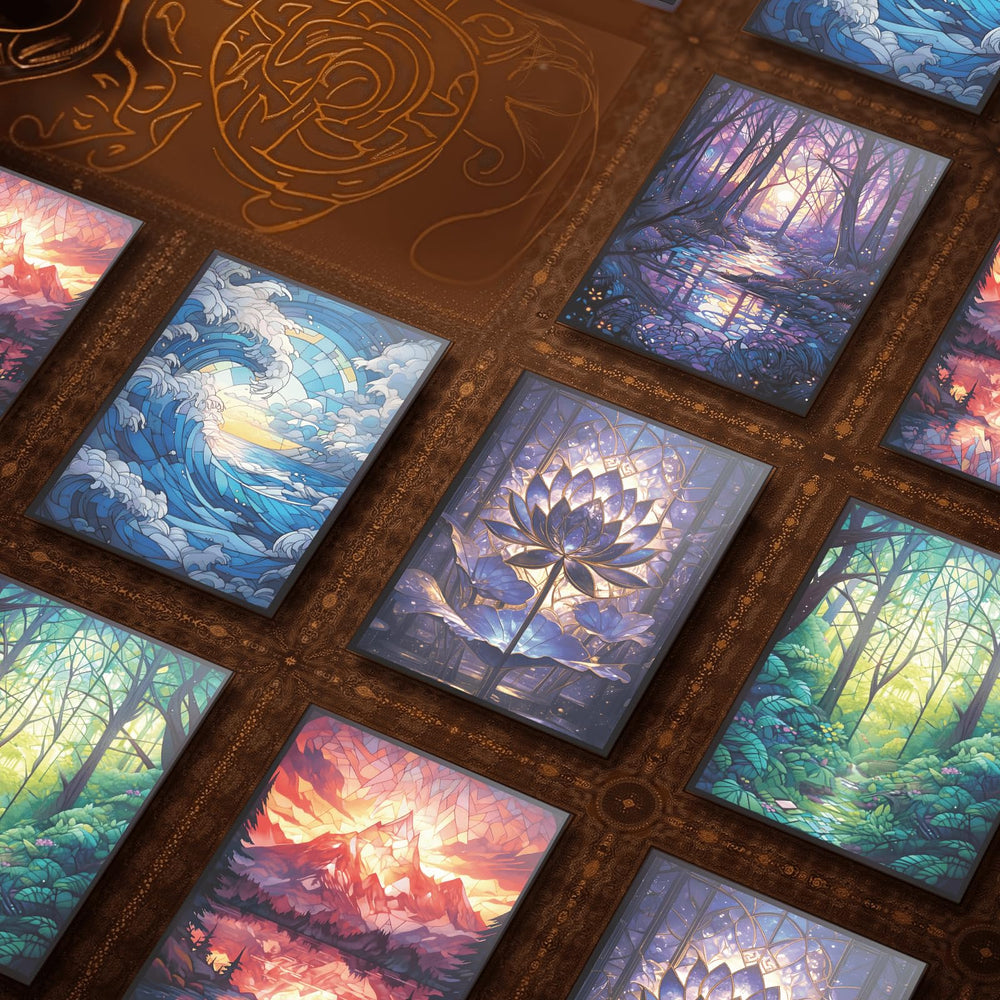 Kiiransr Stained Glass Lotus engineered for Standard and Commander compatibility.
