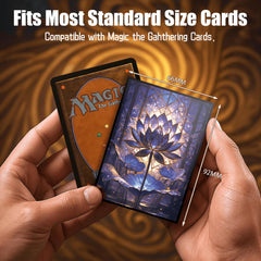 Kiiransr Stained Glass Lotus standard size 66x92 mm supports competitive and casual play.