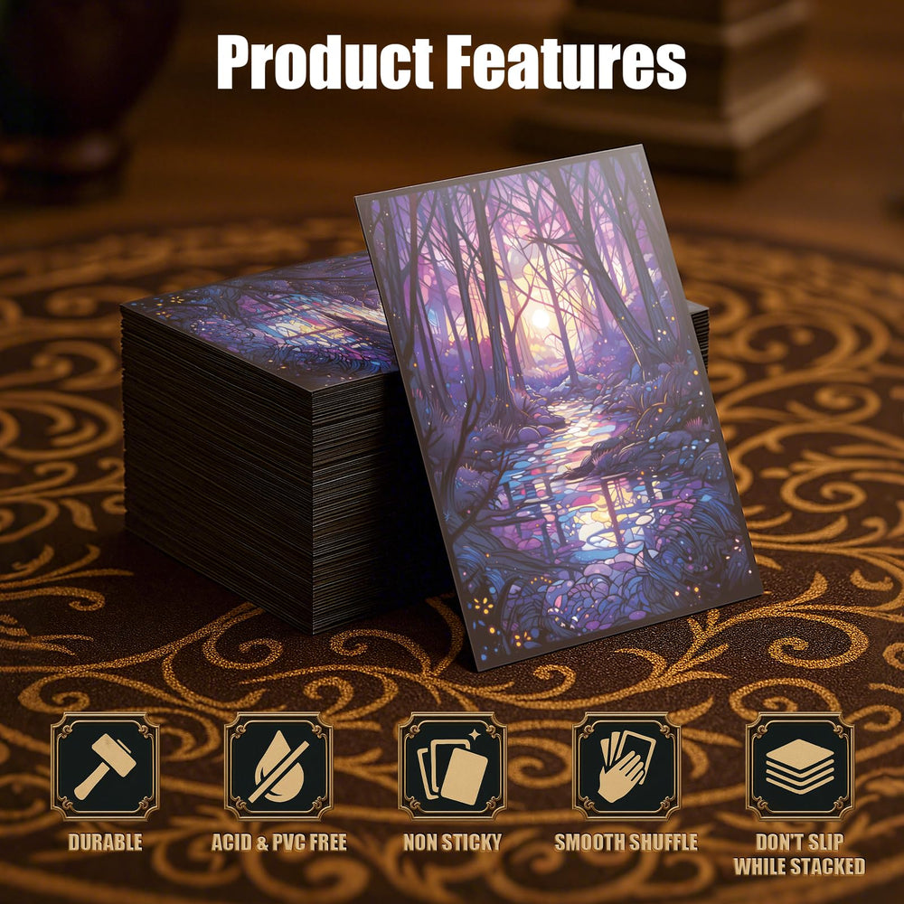 Kiiransr Swamp sleeves standard deck fit for MTG and Lorcana.