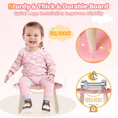 Kikidex color recognition and imaginative play support on this soft pink doodle board