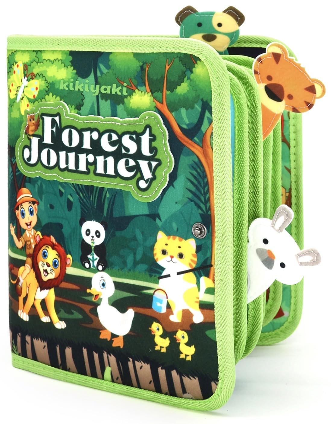 Kikiyaki Busy Book Forest Story cover inspires calm, screen-free play