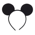 Killer's Instinct Outdoors murine ears headband black close-up shows lightweight comfort