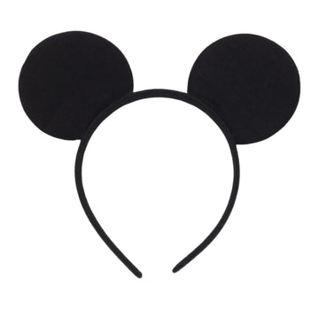Killer's Instinct Outdoors murine ears headband black close-up shows lightweight comfort