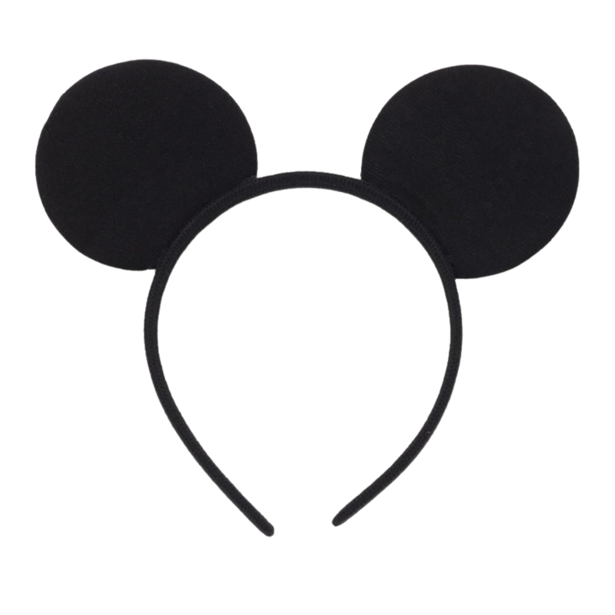 Killer's Instinct Outdoors murine ears headband black close-up shows lightweight comfort