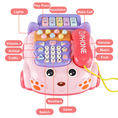 Kimery Baby Phone Toy lights and sounds enhance sensory exploration during play
