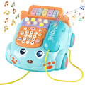 Kimery Baby Toy Phone Cartoon with piano lights for interactive play.