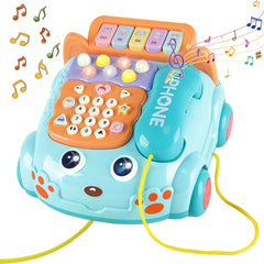 Kimery Baby Toy Phone Cartoon with piano lights for interactive play.