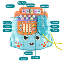Kimery Baby Toy Phone with music buttons supports early learning and skill building.