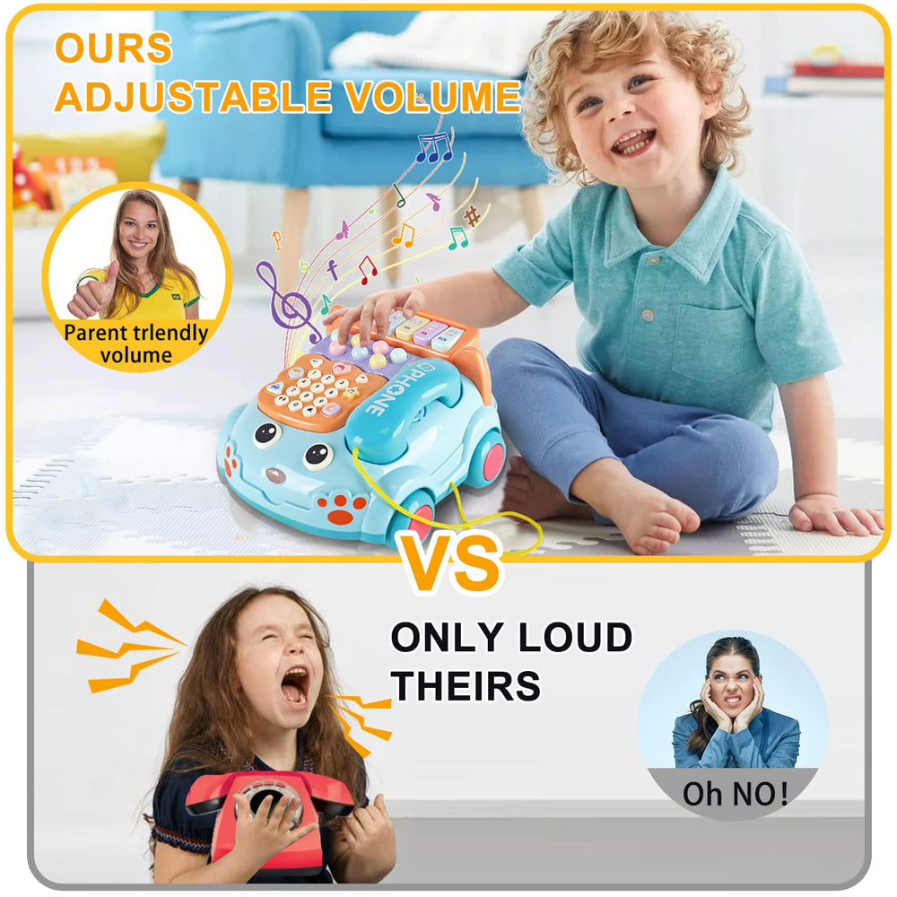 Kimery gift-ready toy phone encourages imaginative playtime for kids.