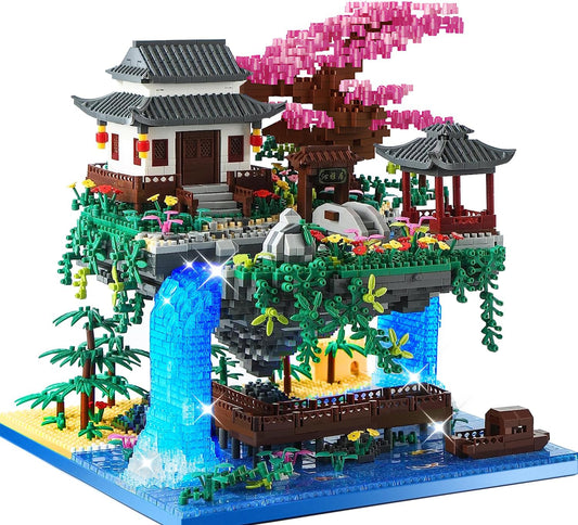 Kimiangel big Bonsai cherry blossom top view for elegant home display
