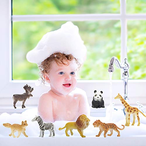 Kimicare cupcake topper animals for decorating treats and party desserts