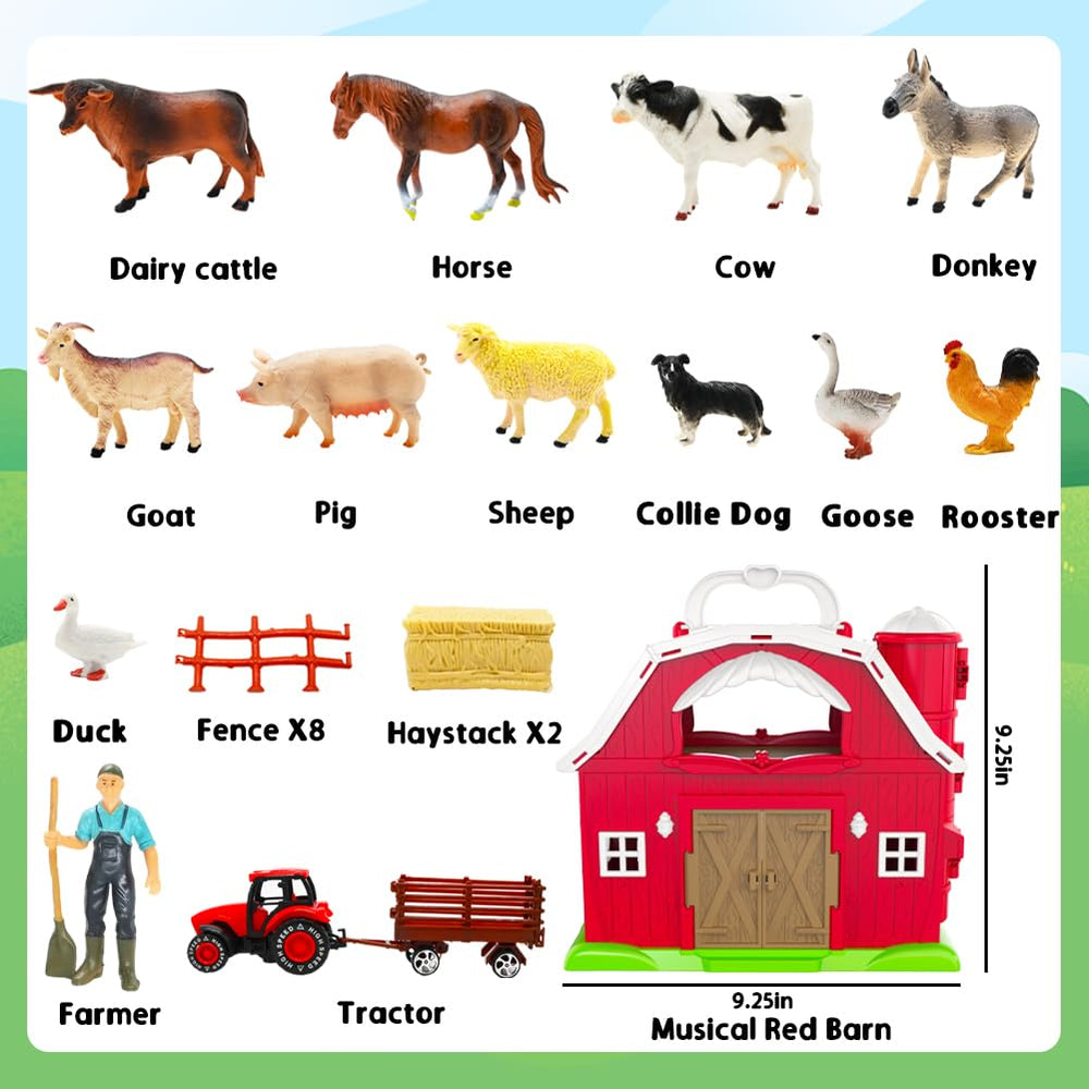 Kimicare farmer figure supports storytelling and language skills during play