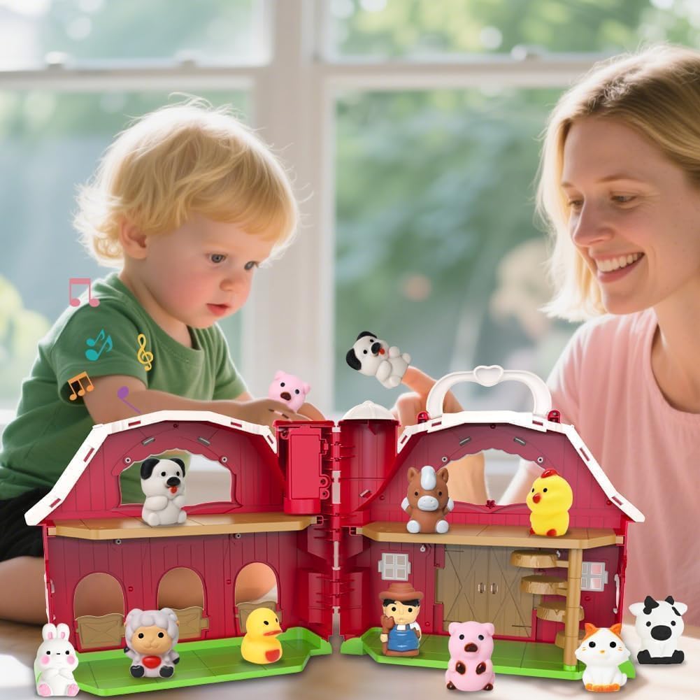 Kimicare compact farm set is easy to store and take on the go