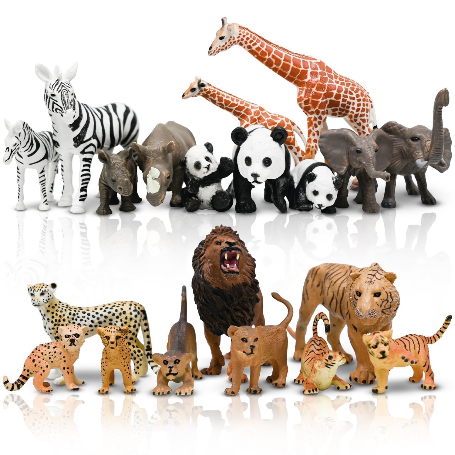 Kimicare safari elephant figure for imaginative play and learning.