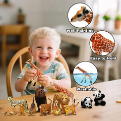 Kimicare safari giraffe figure sparks storytelling and color recognition.