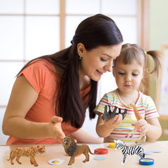 Kimicare safari rhino figure provides durable, safe, action-packed play.