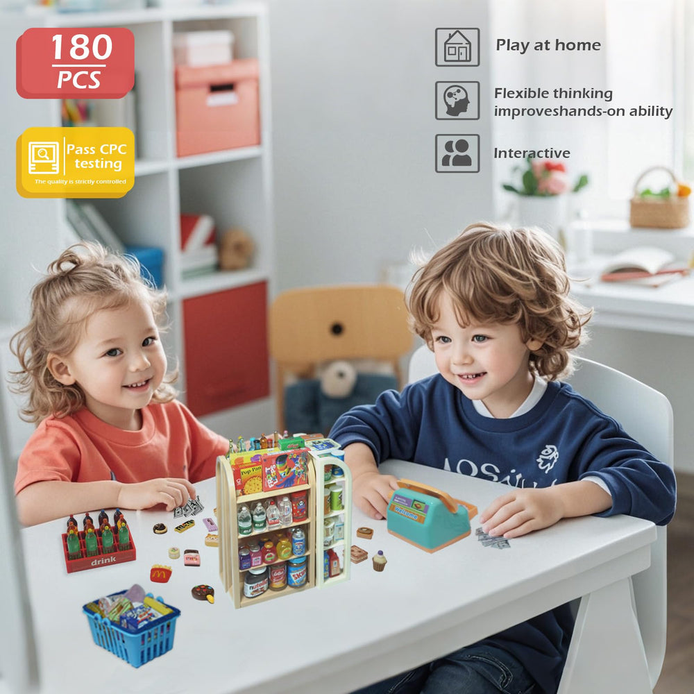 Kimo mini shopping cart playset shopping baskets facilitate grouping items