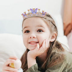 KINBOM Butterfly Crown Hairpin Fixation ensures secure wear during events