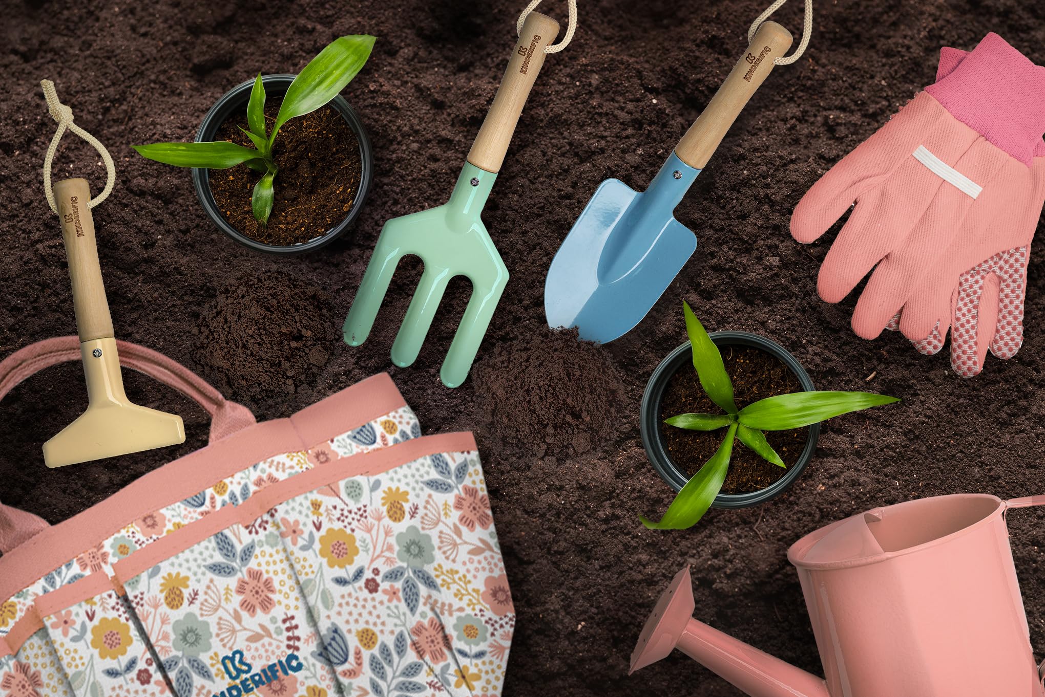 Kinderific Gardening Set trowel, precise digging for young gardeners