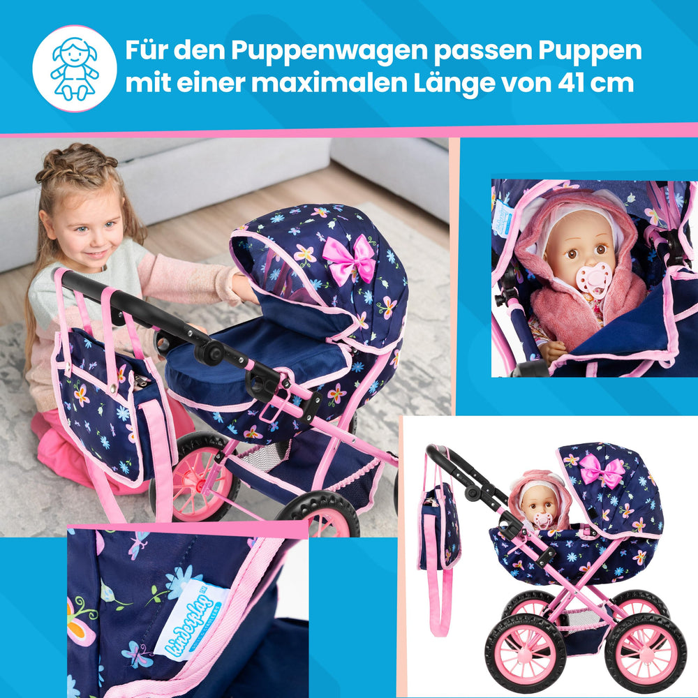 Kinderplay foam wheels deliver quiet, floor-friendly movement.