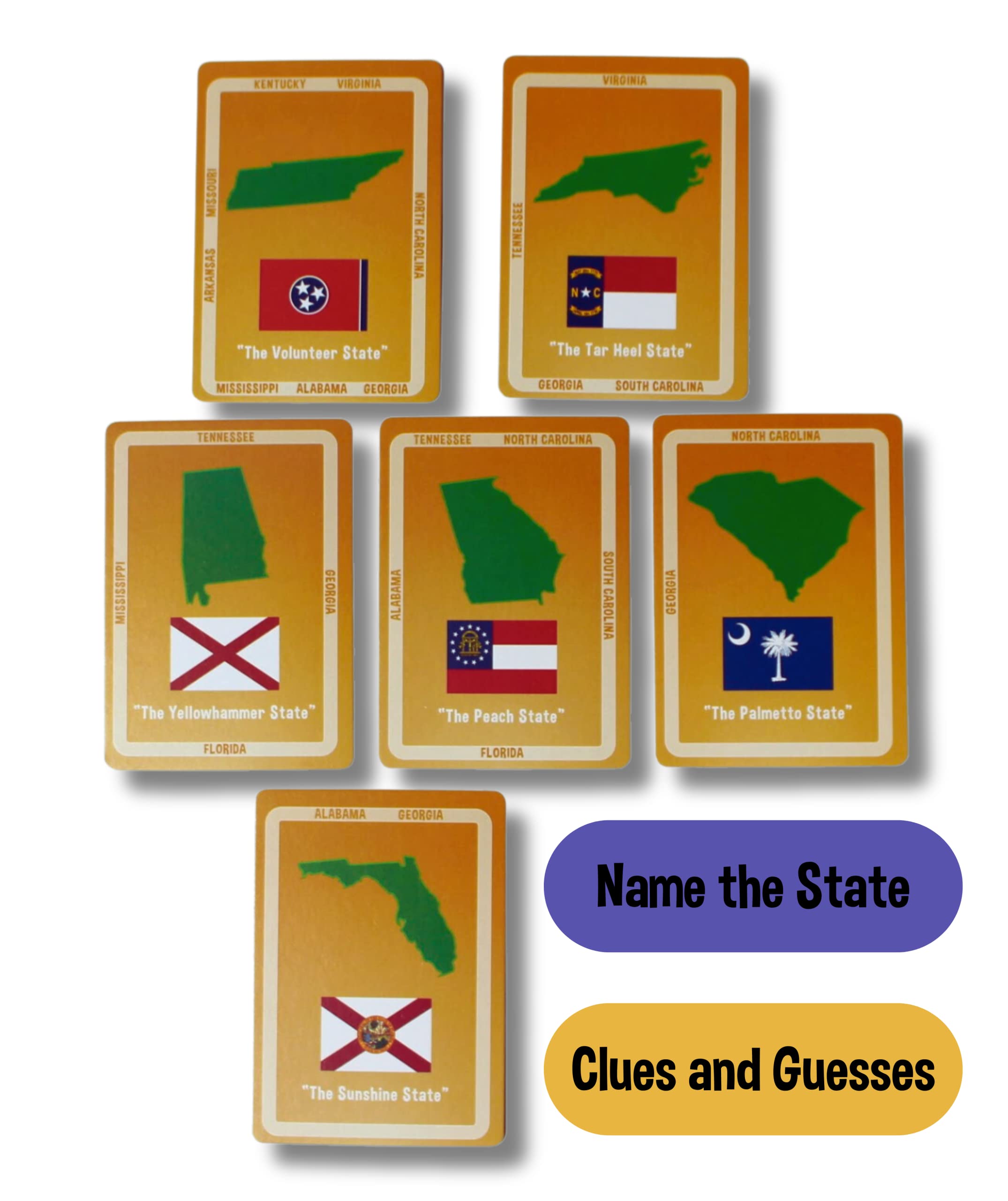 Kindertrekk USA States and Capitals travel-friendly pack ready for trips and car journeys