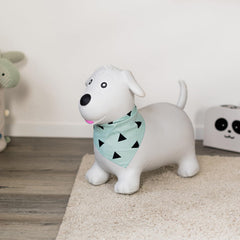 Kindsgut Bouncy Animal Hopper Dog inflating pump included for quick setup